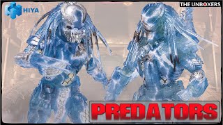 Alien vs Predator Active Camouflage Celtic amp Scar Predators by Hiya Toys [upl. by Noruq]