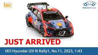 IXO  Just Arrived 143 Hyundai I20 N Rally1 No11 Rallye WM Central European Rally 2023 [upl. by Neenaj]