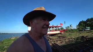 Shipyard Propeller removal Hoian Vietnam [upl. by Alf760]