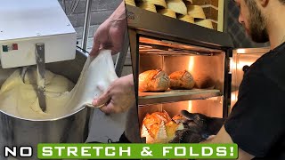 Sourdough Bread No Stretch amp Folds  Quick Mixer Method for Busy Days [upl. by Vharat]