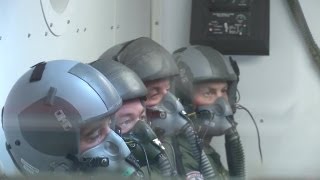 Airmen Fight Against Hypoxia in Simulation Chamber [upl. by Nuli]