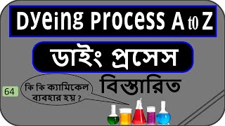 Dyeing process A to Z  Sizing  Singeing  Desizing  Scouring  Bleaching  Heat Set psbd24 [upl. by Eelrak]