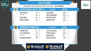 Camperdown Lakers First XI v Woorndoo Senior Div 1 [upl. by Boyd]