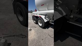 Blew Another Tire On My Propane Trailer trucking [upl. by Annaik760]