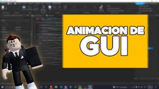 COMO ANIMAR TU GUI EN ROBLOX STUDIO  PROGRAMACIÓN BASICA [upl. by Inig627]