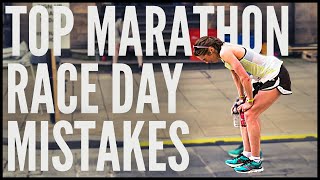 Top 4 Marathon Race Day MISTAKES Avoid These [upl. by Akinal]