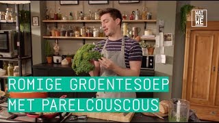 24Kitchen  Hugo’s romige groentesoep met parelcouscous  Wat Eten We Vandaag  Afl 69 [upl. by Alleahcim865]