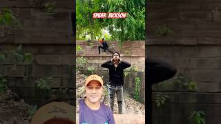 Boss With Spider Jackson  dance bhojpuri funny comedy trendingshorts bollywood babajackson [upl. by Tatiania]