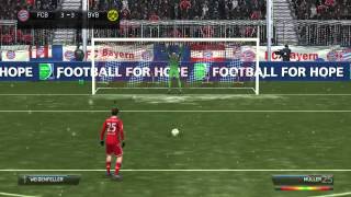 Elfmeterschießen FC Bayern vs Dortmund FIFA 14MegaUndertakerSP [upl. by Akirderf]