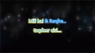 Kalank original karaoke with Lyrics 360 X 144 [upl. by Thorny]