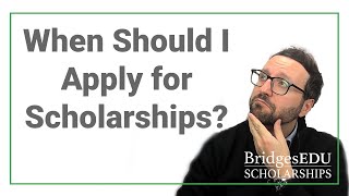 When Should I Apply for Scholarships in Canada [upl. by Ariaet]