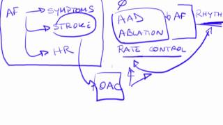 Goals of treating atrial fibrillation Rhythm vs rate control and anticoagulation [upl. by Lesnah]