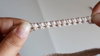 Muy fácil ¿Como rellenar elástico con ganchillo o crochet sin que se vean los espacios [upl. by Melc956]