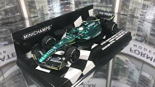 Minichamps 143 Sebastian Vettel Aston Martin AMR22 MercedesAMG M13 5 Australian GP 2022 [upl. by Chrisoula]