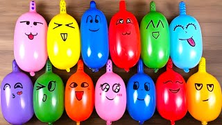 Making Slime with Funny Balloons  Satisfying Slime video baloonmima 04 [upl. by Ddal776]