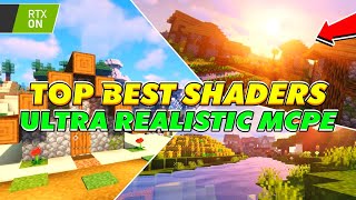 TOP 1 SHADERS REALISTIC MCPE 121 amp 120 Support Low And Mobile Device  minecraft shaders rtx [upl. by Petuu129]