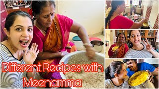 Different Recipes with MEENAMMA  Diya Krishna  Ozy Talkies [upl. by Suicul682]