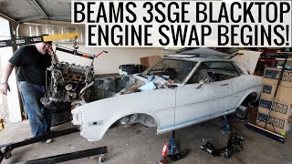 Beams 3SGE Engine Swap Part 1  RA24 Celica Project [upl. by Forrer]