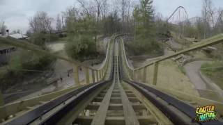 Mystic Timbers Real POV Kings Island [upl. by Odlanyar201]