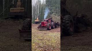 Timberjack 230 with 353 Detroit diesel skidder detroitdiesel timberjack [upl. by Carlstrom202]