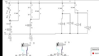 Delay AB DELAY AB electropneumatic circuit mechatronics [upl. by Yendys]