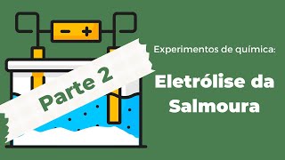 Eletrólise da Salmoura  Experimentos de Química  Portal eAulas [upl. by Nelyaw]