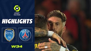 ESTAC TROYES  PARIS SAINTGERMAIN 1  3  Highlights  ESTAC  PSG  20222023 [upl. by Viviana243]