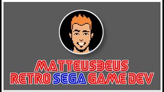 MatteusBeus Retro Sega Game Dev  Homebrew  SGDK [upl. by Maite]