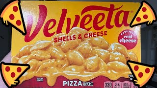 Velveeta pizza macaroni and cheese review [upl. by Adidnac]