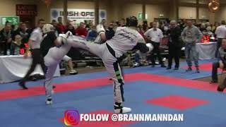 Zsolt Moradi Head Kick Irish Open [upl. by Sinnal]