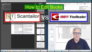 How to edit books with Scan Tailor v Abbyy Finereader [upl. by Wehrle714]