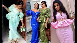 CREATIVELY MODERN AFRICAN BAZIN RICHE DRESSES  30 LATEST AFRICAN DRESSES FOR THE CUTE LADIES [upl. by Acirem783]