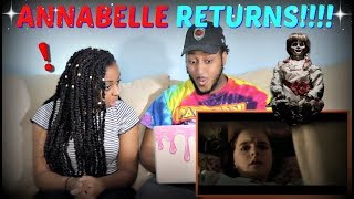 quotANNABELLE COMES HOMEquot Official Trailer REACTION [upl. by Yllim]