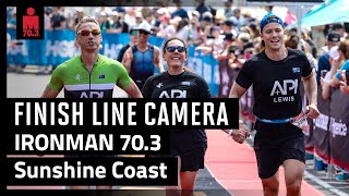 2024 IRONMAN 703 Sunshine Coast  Finish Line Camera [upl. by Enoved]