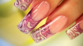 3D Encapsulated Acrylic Nails  Step by Step Tutorial [upl. by Nwhas]