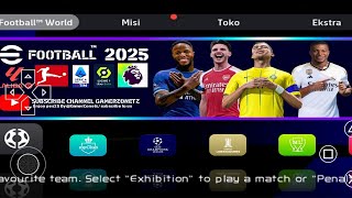 Rilis Terbaru  eFootball pes 2025 ppsspp Update Real Face kits Latest Transfer amp Camera ps5 HD [upl. by Schweiker]