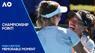 SuWei Hsieh and Elise Mertens Win the Australian Open  Australian Open 2024 [upl. by Corenda]