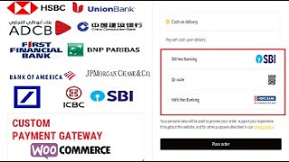 How to add custom Payment Gateway on Woocommerce  Add any bank as Payment Gateway [upl. by Euqinwahs]