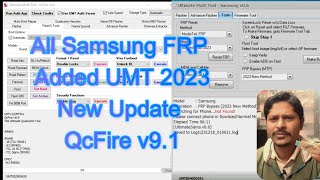 all samsung frp umt dongle 2023 New Updat qcfire v91 [upl. by Addam165]