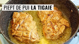 Piept de pui marinat la tigaie Fraged condimentat mai bun decât la restaurant [upl. by Nuj]