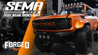 Every Custom BRONCO Build at SEMA 2023 [upl. by Elraet441]