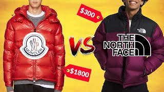 Are Moncler Down Jackets A Rip Off  North Face 1996 Retro Nuptse VS Maya [upl. by Adnyc]