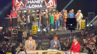 Oscar Valdez vs Adam Lopez II Live ceremonial weigh ins [upl. by Edison]