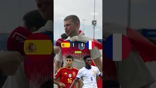 SPAIN v FRANCE 🥵 EURO 2024 FOOTBALL FAN CHALLENGE shorts [upl. by Halilahk893]