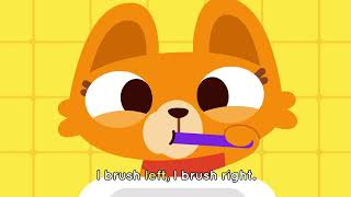 BRUSHING TEETH SONG 🦷🪥 Brush your teeth 🎶 Songs for kids  Lingokids [upl. by Eitten]