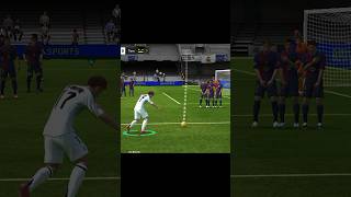 Right way to take free kick from sideline ✅fcmobile bicyclekick fc24 shorts fifa [upl. by Hengel454]