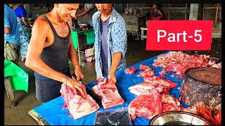 Amazing Big one100KG size Pig Cutting video AZ5 Commercial Pig Butchery Skills in Northeast India [upl. by Derzon]