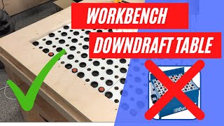 Workbench Downdraft Table  DustFree Sanding Setup [upl. by Salome]