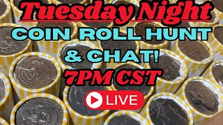 🔴 102924 Tuesday Night Coin Roll Hunt amp Chat We got HALF DOLLARS [upl. by Namwob]