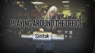 Evelyn Glennie  Playing Around The Office  Part 6 – Simtak [upl. by Demodena]